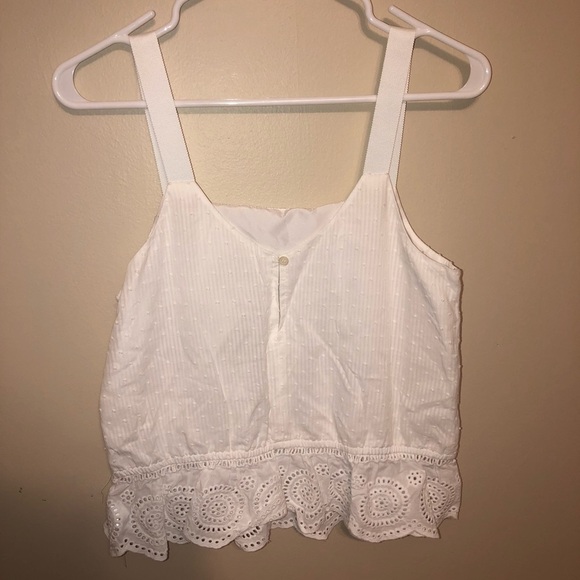 J Crew Factory Eyelet Tank Top - Picture 4 of 9